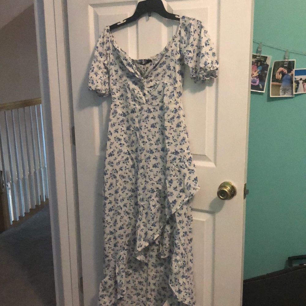 Blue floral Summer dress